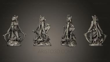 Figurines heroes, monsters and demons (STKM_0305) 3D model for CNC machine